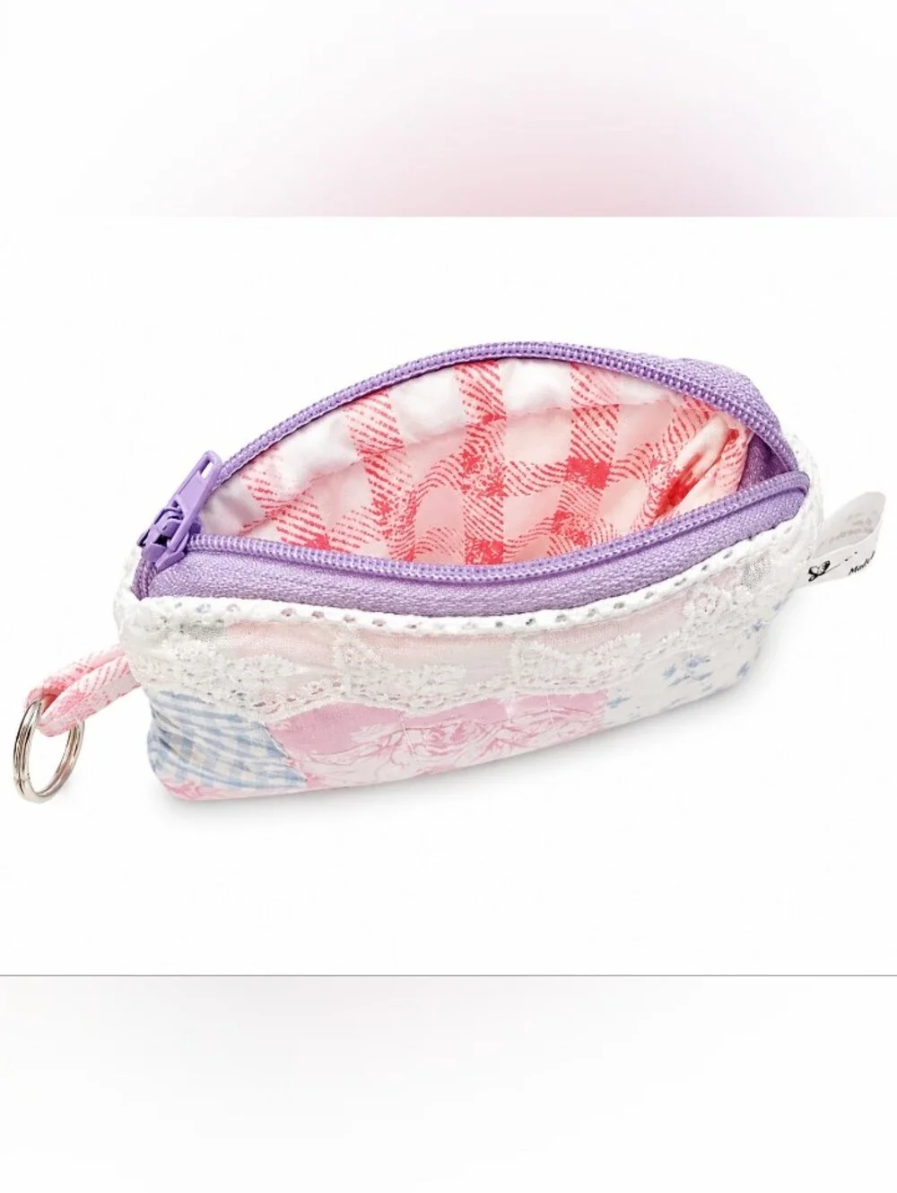Handmade Quilted Zipper Pouch Wallet